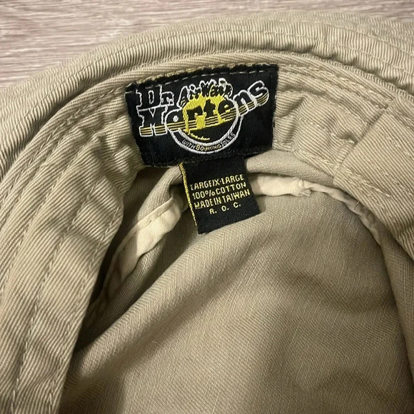Dr Martens Air Wair Fisherman’s Hat Bucket Sun Cap Cotton large X-Large in tan - Picture 6 of 8